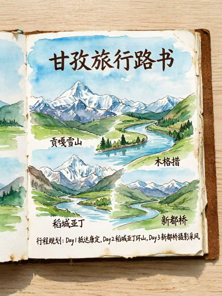 甘孜旅行路书