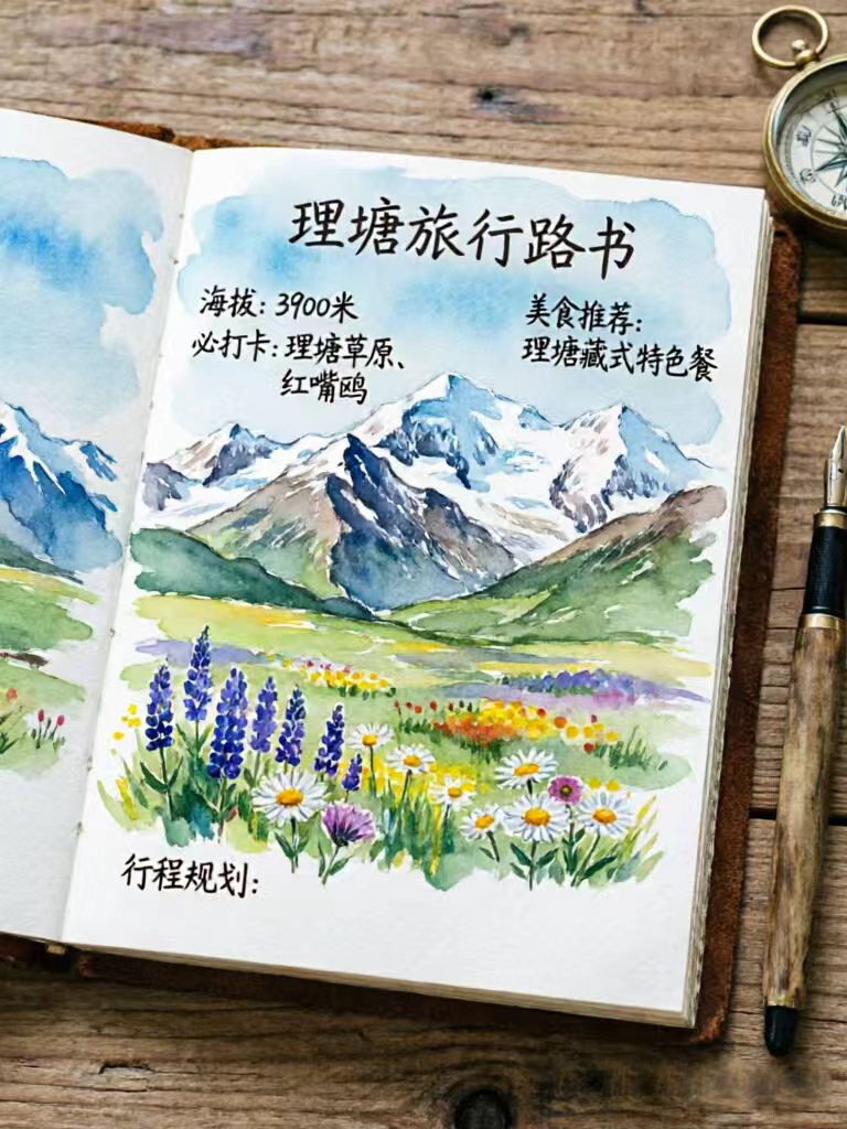 理塘旅行路书