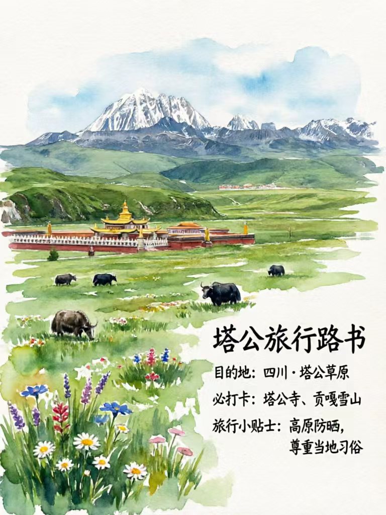 塔公旅行路书