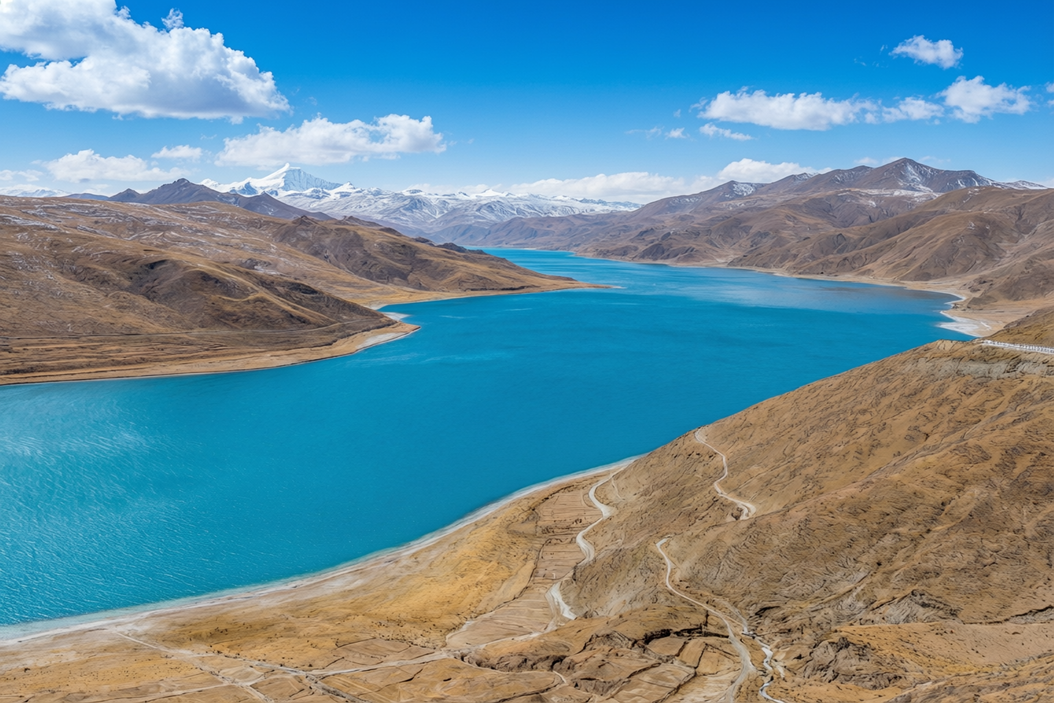 羊卓雍错圣湖风光
